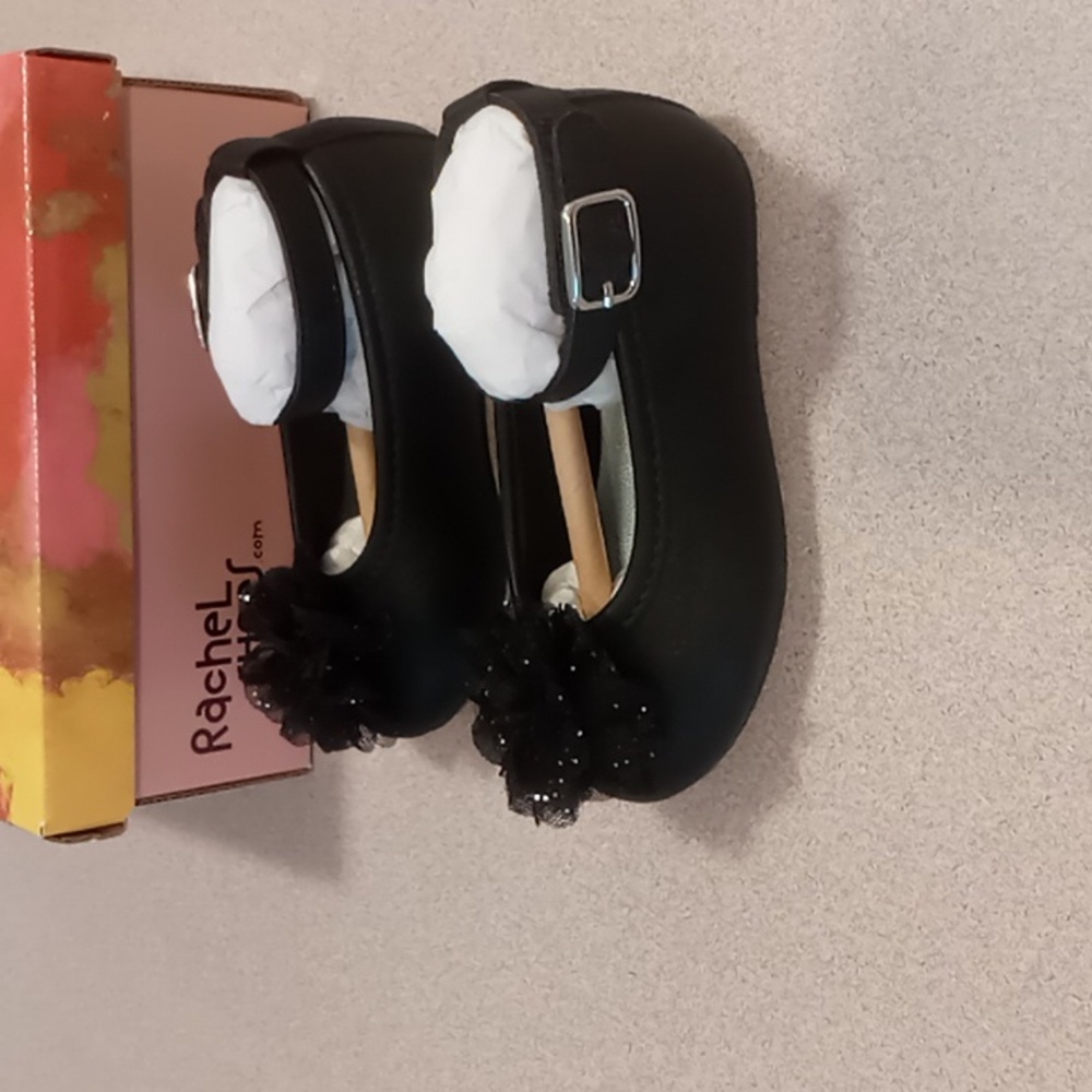 Rachel Shoes Adorable Lil Sylvia Black size  6M New in Box - Picture 4 of 7